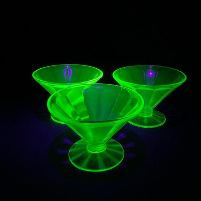 -124- URANIUM | Optic Panel Vaseline Green Sherbets