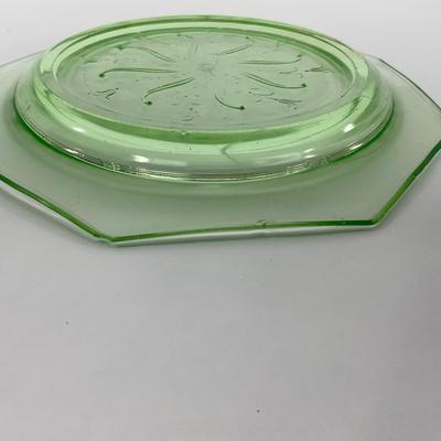 -131- URANIUM | Green Depression Glass Trays