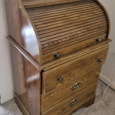 Mini Roll Top Dresser Desk