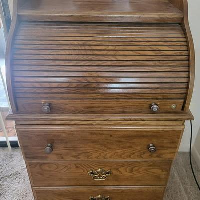 Mini Roll Top Dresser Desk