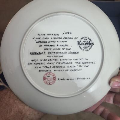 11 Norman Rockwell Plate Collection