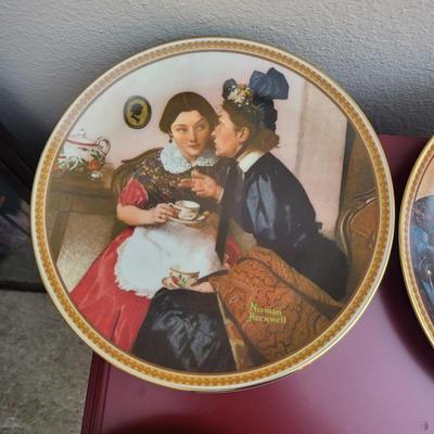 11 Norman Rockwell Plate Collection