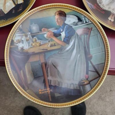 11 Norman Rockwell Plate Collection
