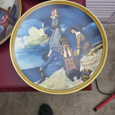 11 Norman Rockwell Plate Collection