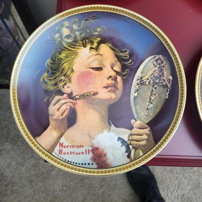 11 Norman Rockwell Plate Collection