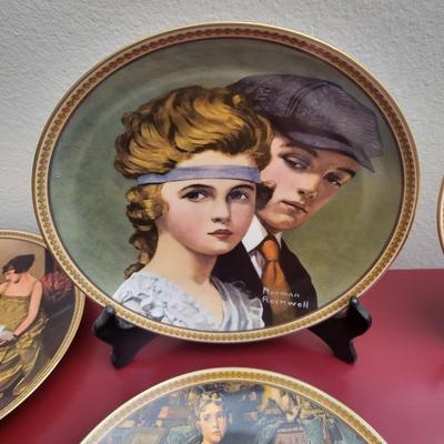 11 Norman Rockwell Plate Collection