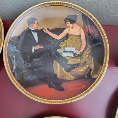 11 Norman Rockwell Plate Collection