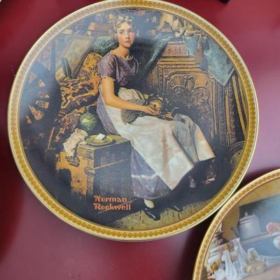 11 Norman Rockwell Plate Collection