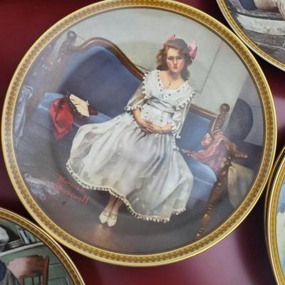 11 Norman Rockwell Plate Collection