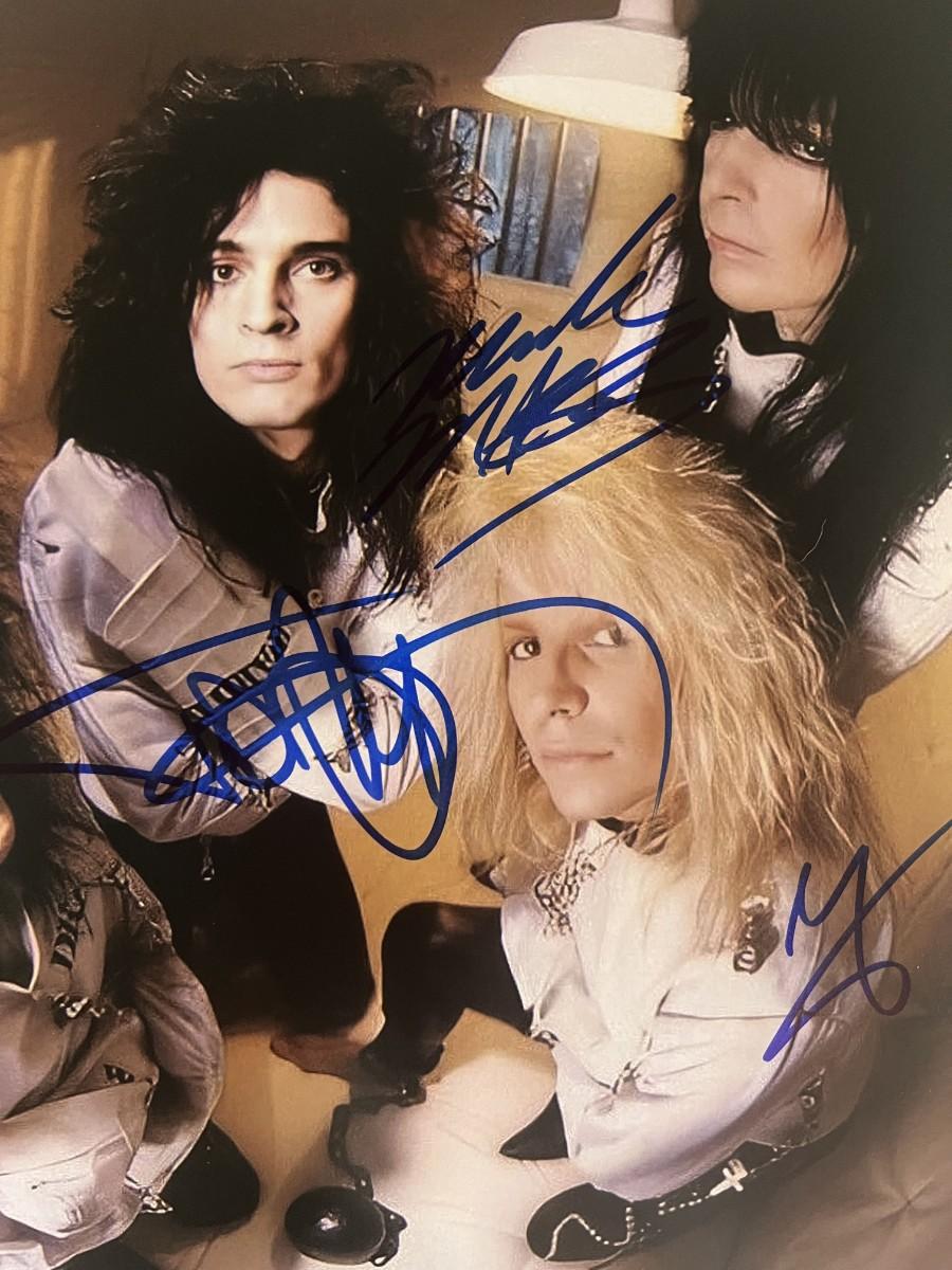Foto 8x10 Autografata Fotografia Autografata Motley Crue - Ristampa 8x10, Firmata, Perfetta Per Collezionisti Memorabilia Rock Autografi