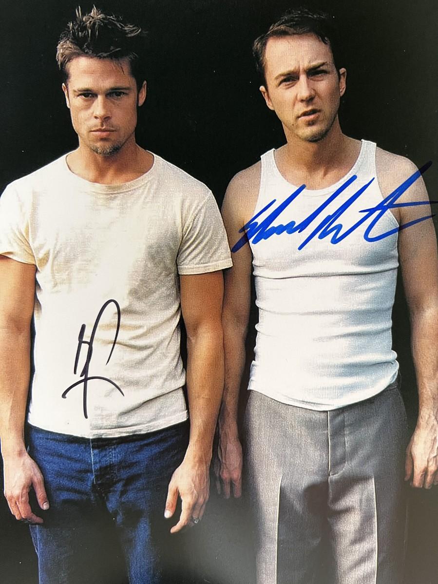 Fight Club cast signed photo | EstateSales.org
