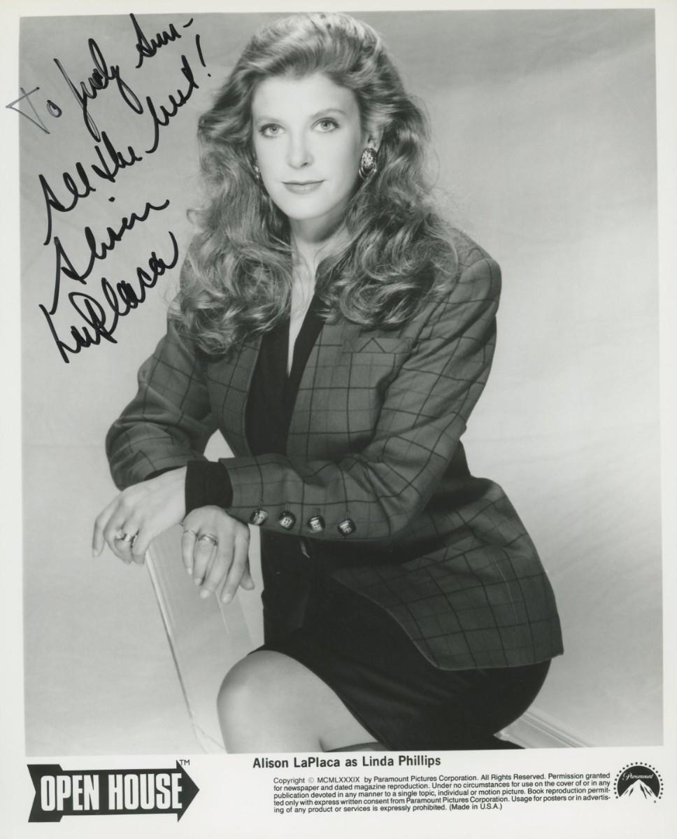 Open House Alison LaPlaca signed photo | EstateSales.org
