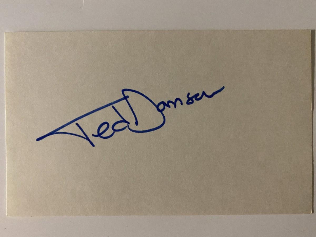 Cheers Ted Danson signature cut