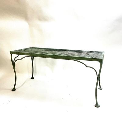 1576 Vintage SALTERINI Wrought Iron Coffee Table