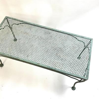 1576 Vintage SALTERINI Wrought Iron Coffee Table