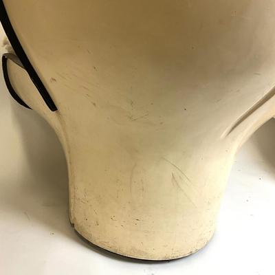 1578 Pair of ELDA Swivel Base Leather Chairs by Joe Colombo