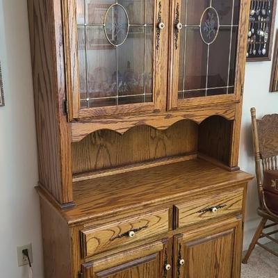 Hutch with Interior Light