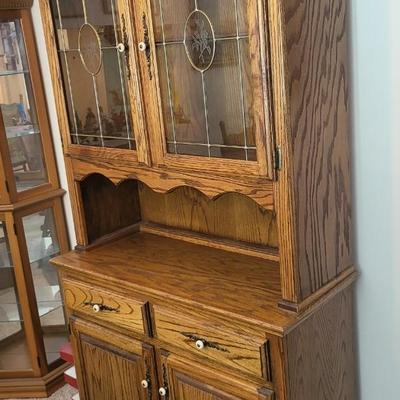 Hutch with Interior Light