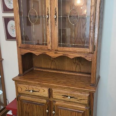 Hutch with Interior Light