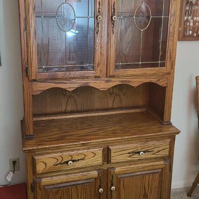 Hutch with Interior Light