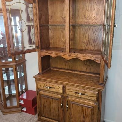 Hutch with Interior Light