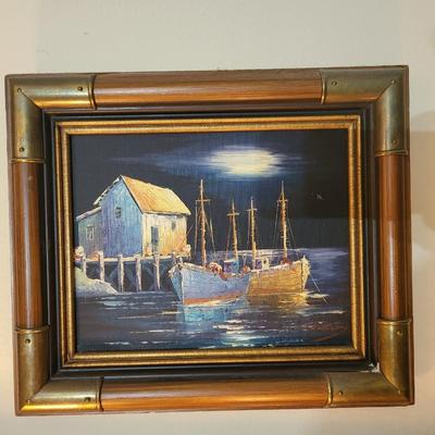 2 Pieces of Boat Artwork