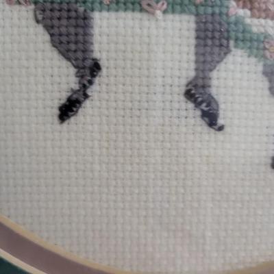 2 Ladies Needlepoint