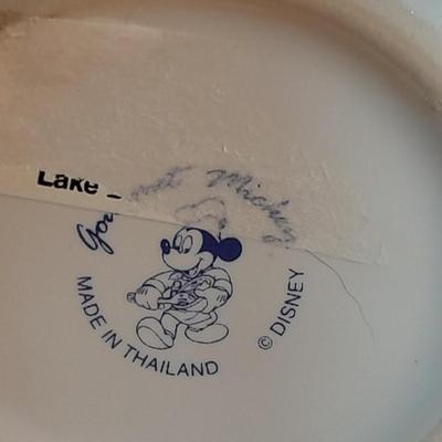 Disney Gourmet Mickey sugar and cream dishes