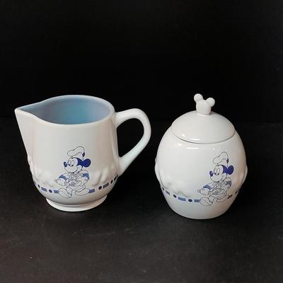 Disney Gourmet Mickey sugar and cream dishes