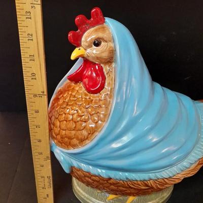 13" Chicken Cookie jar