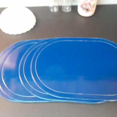Anchor Hocking Bubble glass Milk glass bowl, placemats, salt & pepper shakers and other Kitchen items