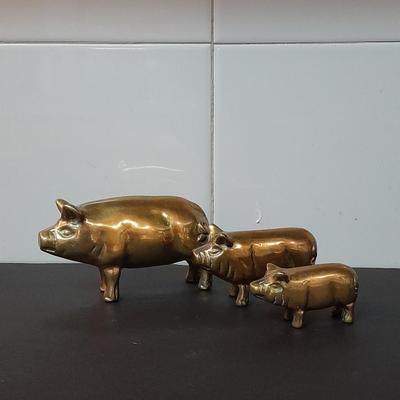 Three little Brass Pigs