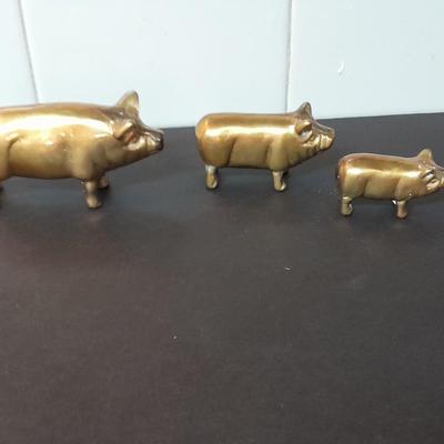 Three little Brass Pigs