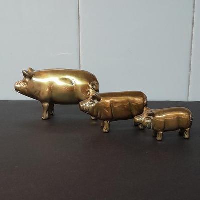 Three little Brass Pigs