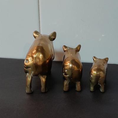 Three little Brass Pigs