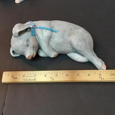 Two Ceramic Pigs
