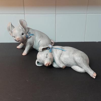 Two Ceramic Pigs