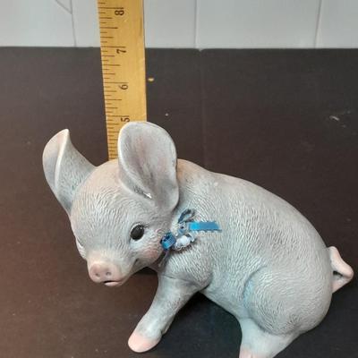 Two Ceramic Pigs