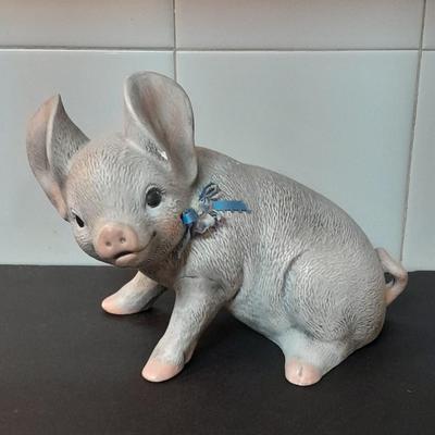Two Ceramic Pigs