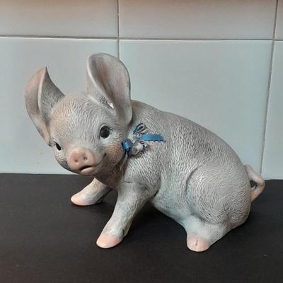 Two Ceramic Pigs