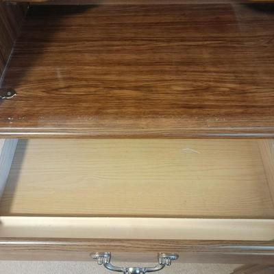 Keyed Roll top writing / office desk with Vaghn Furniture chair
