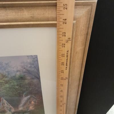 Country cottage Gazebo framed wall art