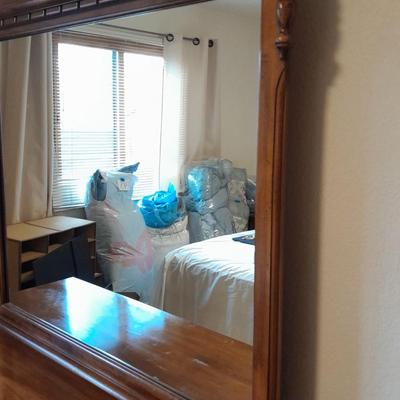 9 drawer Twin Oak Furniture Dresser with Mirror