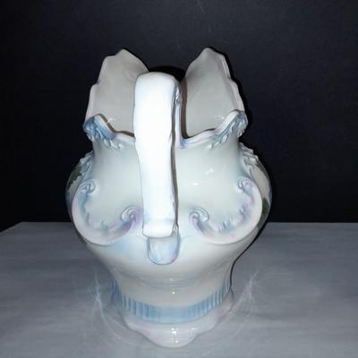 Vintage Atner's Pottery signed wash basin and Pitcher.