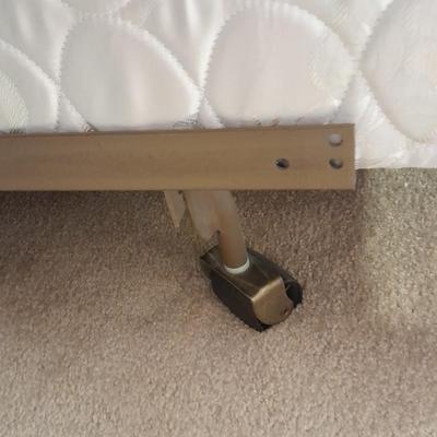 King Sized bed headboard, Metal Frame with Monarch Supreme pillow top Firm mattress & Box springs