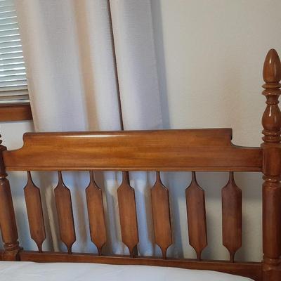 King Sized bed headboard, Metal Frame with Monarch Supreme pillow top Firm mattress & Box springs