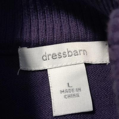 Women's Long Sleeved tops / sweaters turtle neck L & XL dress barn and more