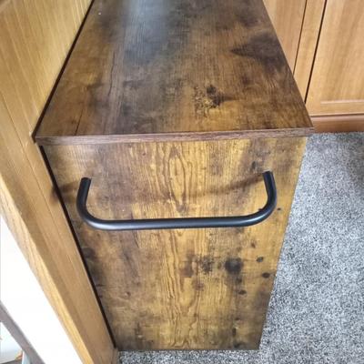WOODEN MICROWAVE CART