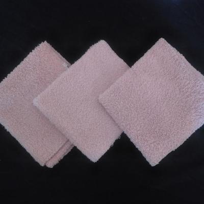 Bath towels, washcloths, makeup bag, and a two-piece Bathroom organizing set