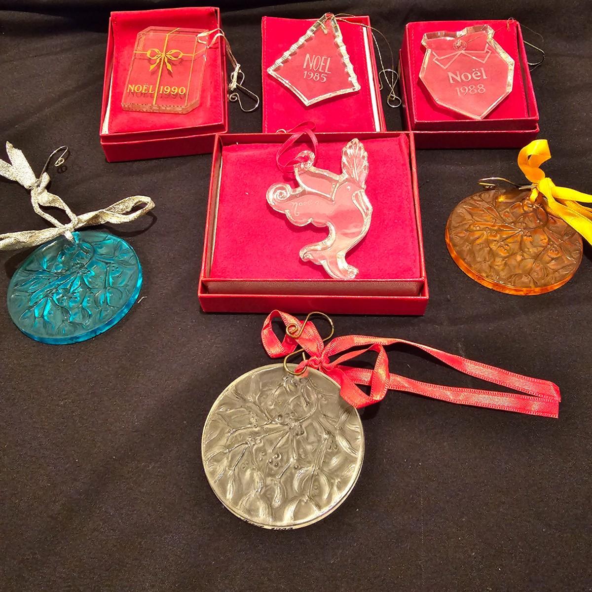 Lalique & Baccarat Christmas Ornaments (MBJS)